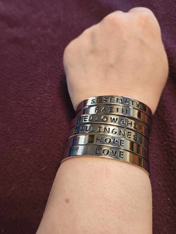 Silver Spiritual Principles Bracelets - Image 2